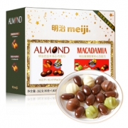 限上海地区：meiji 明治 坚果夹心巧克力 混合口味 392g *3件 165.9元（3件7折）