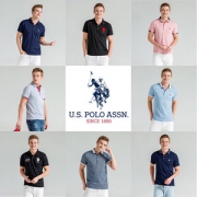 U.S. POLO ASSN 男士珠地棉 休闲休闲Polo衫 25款可选
