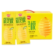 京东PLUS会员：盼盼 清凉饮品 就是檬 柠檬水果味 果汁饮料 250ml*24盒*2件
