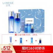 LANEIGE 兰芝 致美紧颜京东定制礼盒(水120ml+50ml+乳100ml+50ml+洁面50ml+精华7ml) 赠品丰富