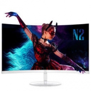 AOC C27N2H 27英寸VA曲面显示器（1500R ） *2件