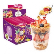 Kellogg’s 家乐氏 谷兰诺拉草莓缤纷水果麦片 490g（35g*14）/盒营养谷物早餐(新老包装随机发货) *2件