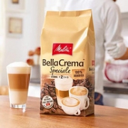 德亚畅销，100%阿拉比卡咖啡豆：1000g Melitta/美乐家 Bella Crema 中度烘焙咖啡豆