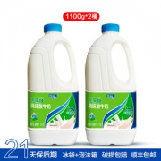 得益 无蔗糖大桶酸奶 1.1kg*2桶
