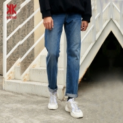 专柜同款、100%棉：卡玛 男士直筒牛仔裤 3色
