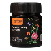 第二件仅需5元 徽黄 天然野生百花蜂蜜 250g 券后￥8.9
