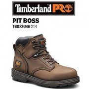 8.5W码：Timberland PRO 男式 Pitboss 6英寸 软头靴子