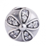 PANDORA潘多拉 炫目雏菊925银固定夹 791493CZ *2件