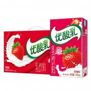 限地区： 伊利 优酸乳无菌砖草莓味 250mL*24盒 *2件