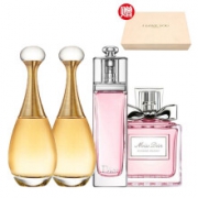 16点：dior 迪奥 香水女小样礼盒套装 真我5ml*2+甜心5ml+魅惑5ml