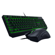 Razer 雷蛇 黑寡妇+蝰蛇游戏鼠标 绿背光机械键盘套装 499元包邮