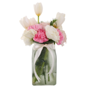 乐之沭 彩色渐变玻璃花瓶 15cm 3.7元