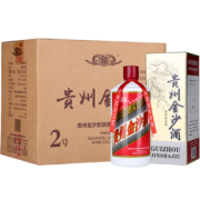 金沙 2号金沙回沙酒 酱香型白 53度 500ml*6瓶 389元包邮（需用券）