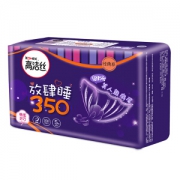 kotex 高洁丝 经典棉柔丝薄系列 亲亲棉夜用卫生巾 350mm 5片 *2件