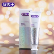舒克 酵素美白牙膏 有效去黄牙渍