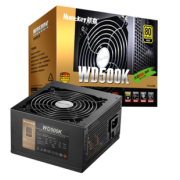 Huntkey 航嘉 额定500W WD500K 电源（80PLUS金牌/LLC+SR+DC-DC/智能温控） 279元包邮