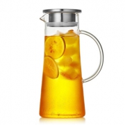 Asa room 高硼硅玻璃水壶 不锈钢盖 1.5L 28元包邮（需用券）