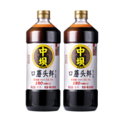 24.90元！中华，清香园旗下 中坝口蘑头鲜原汁生抽 1.1L*2瓶 需用25元优惠券（12.45/瓶）