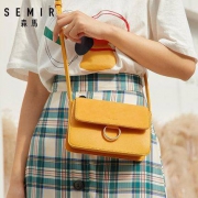 Semir 森马 15019530022 女士小方圆环斜挎包