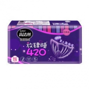 运费券收割机：kotex 高洁丝 夜用卫生巾放肆睡 420mm 4片 *2件