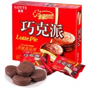 Lotte/乐天 涂层巧克力派12枚 336g