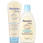 Aveeno 艾维诺 婴儿每日倍护润肤乳227g+婴儿洗发沐浴露354ml 117.56元包邮