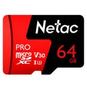 朗科（Netac）64GB TF（MicroSD）存储卡 A1 U3 V30 4K 高度耐用行车记录仪&监控摄像头内存卡 读速100MB/s