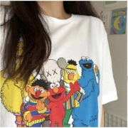 第二件0元 第二件0元 卡通宽松T恤女 券后￥39