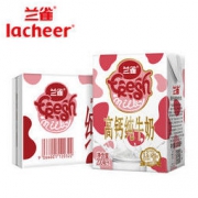 26日0点、京东PLUS会员： Lacheer 兰雀 高钙全脂纯牛奶 200ml*24盒 *2件