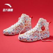 安踏 可乐雪碧联名情侣帆布鞋