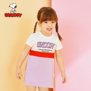 SNOOPY 史努比 童装女童连衣裙 39.9元包邮（需用券）