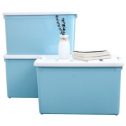18点开始：IRIS 爱丽思 塑料收纳箱 54L 3个装 79元（需用券）