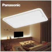Panasonic 松下 盈夕系列 LED吸顶灯 金色装饰条 67W