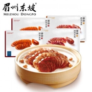 酒楼同款、镇店之宝：150gx4包 麻辣+咸鲜 眉州东坡 风干香肠腊肠