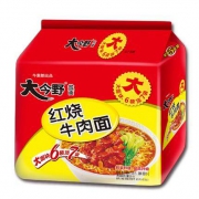 今麦郎 方便面 大今野红烧牛肉面 114g*5连包
