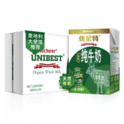 lacheer 兰雀 优尼特 有机纯牛奶 200ml*24盒 *2件 139元包邮（立减）