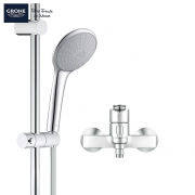 GROHE 高仪 23348000+27333000 挂墙式按摩淋浴花洒套装 822元包邮（10-12点）
