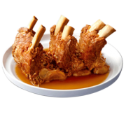 内蒙古牛大骨门店同款加热即食速食1.1kg牛大骨2包、鱼鱼2包组合套餐 *2件 240元（合120元/件）