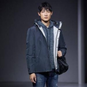 HLA海澜之家 HWRAJ4E160A 男士连帽羽绒服