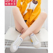 韩都衣舍 6193039 女士休闲小白鞋