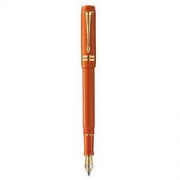 PARKER 派克 Duofold International世纪精装 小豆腐 黑色18K M尖钢笔