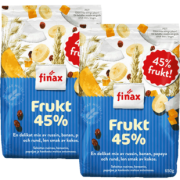 finax 瑞典进口水果坚果即食无糖脱脂麦片650g 惠券后56.92元包邮
