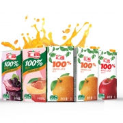 不加糖无色素，100%纯果汁：1Lx5盒 汇源 多口味混合装臻贵礼盒