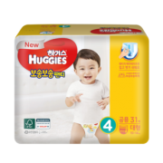 88VIP、历史低价：HUGGIES 好奇干爽成长裤 L号31片 35.2元包邮包税