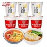 和厨阳春番茄面组合6杯装 方便面膜 速食泡面 非油炸方便面冻干面 *2件