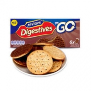 Mcvitie's 麦维他 全麦粗粮酥性巧克力味消化饼干 199.8g *13件