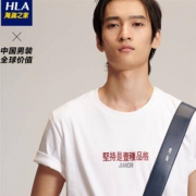 20点：海澜之家 HNTBJ2R191A 坚持是种品格 男士T恤