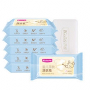 开丽（Kaili）婴儿洗衣皂宝宝尿布内衣皂儿童洗衣肥皂槐花香150g*6块 *7件