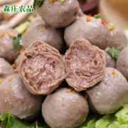 森庄农品 正宗潮汕牛筋丸/牛肉丸 2斤