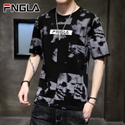 100%棉、多款可选：FNGLA 男士夏季短袖T恤